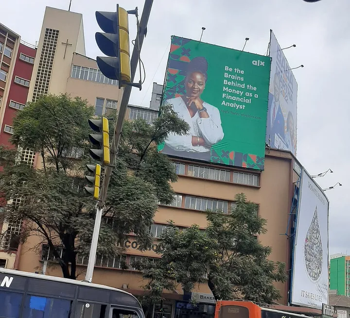Totally unrelated — My first billboard feature in Kenya in May 2022 :)